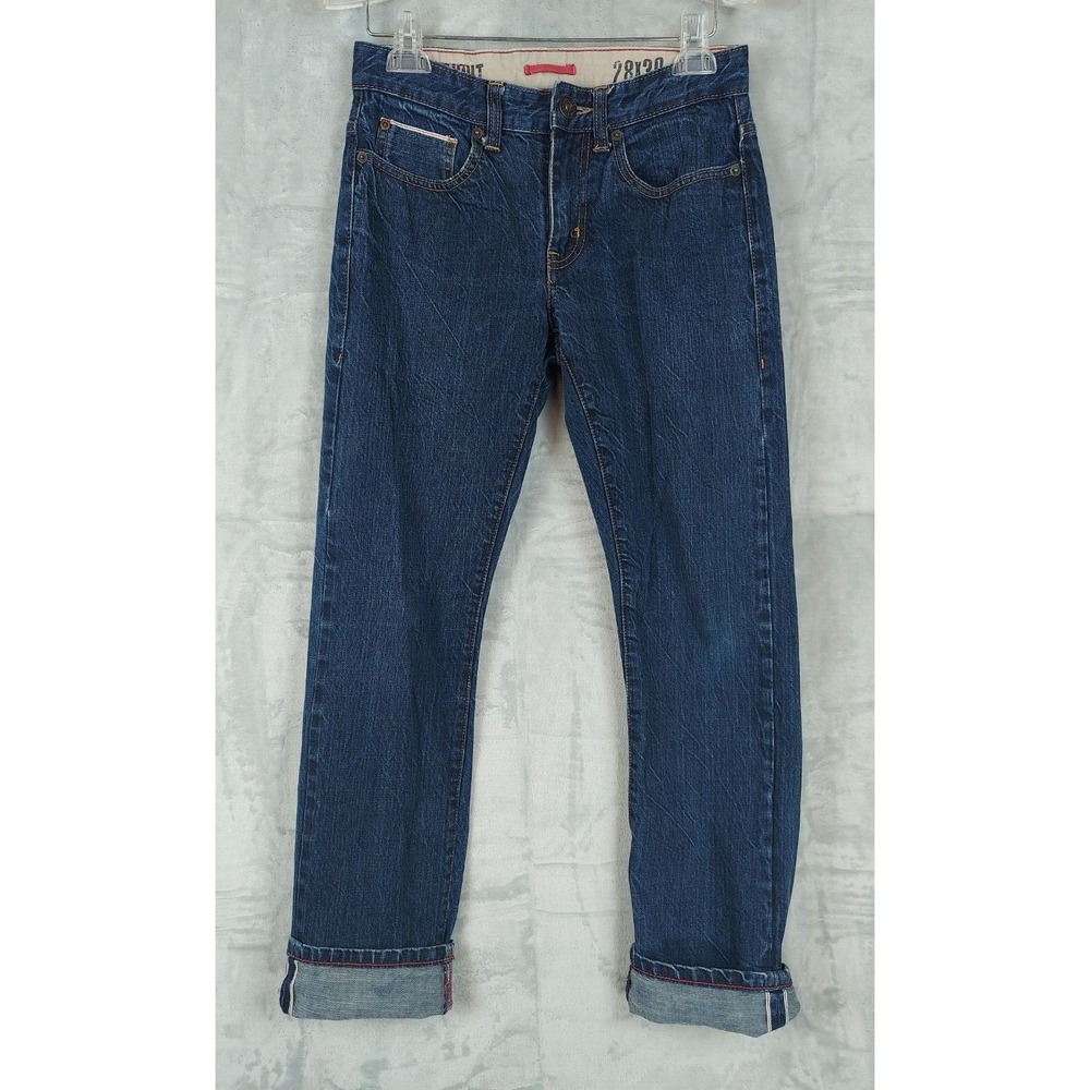 Converse One Star Mens Jeans 28x30 Blue Vintage Straight Redline Selvedge
